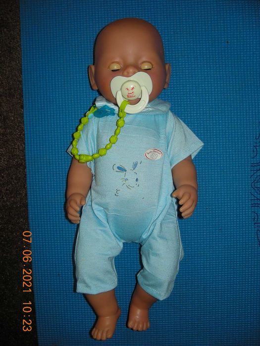 lalka Baby Born 42 cm, chłopiec ze smoczkiem