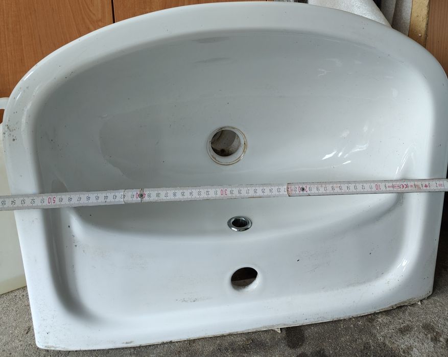 Zlew biały do łazienki