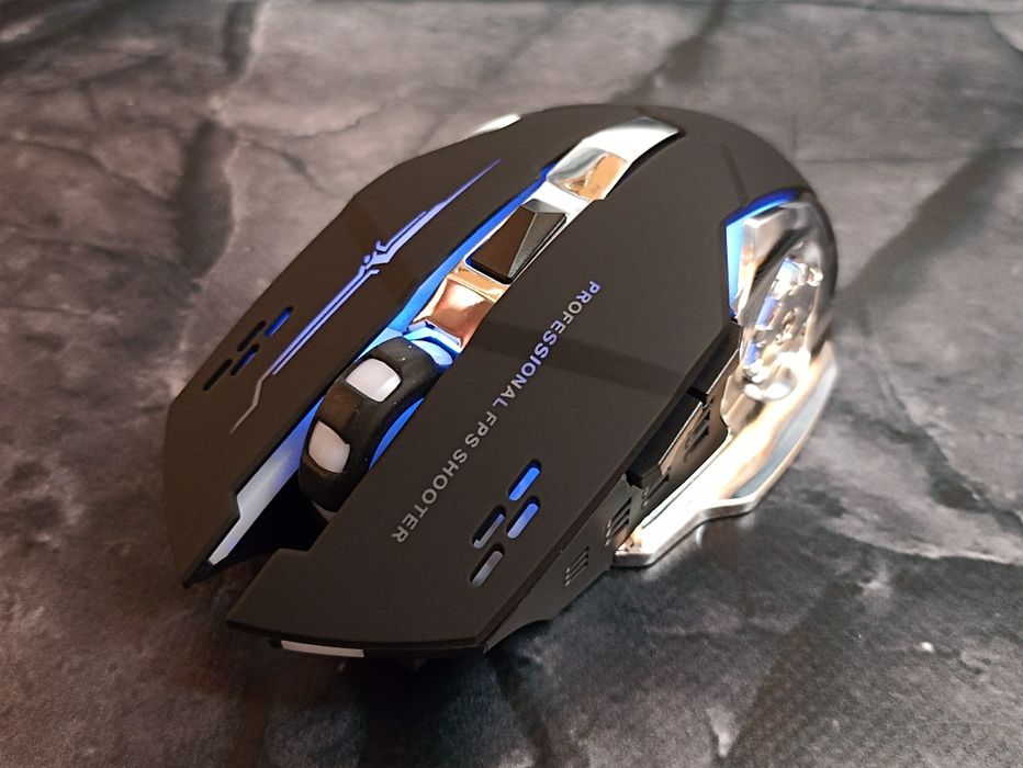 СУПЕР ЦІНА! Ігрова миш Х8 злед підсвіткою, Безпровідна Тихий КЛІК  АКБ