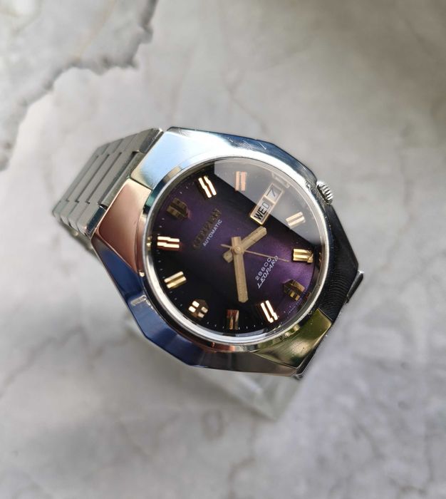Citizen Leopard 7700 Hi Beat 28800 Automat Zegarek 70 lata Vintage