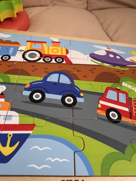 Спіральна піраміда, пазли Dodo, деревяні пазли Viga toys, складанка