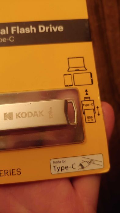 Флешка Kodak Dual Usb 3.2 Type-C Два выхода новая
