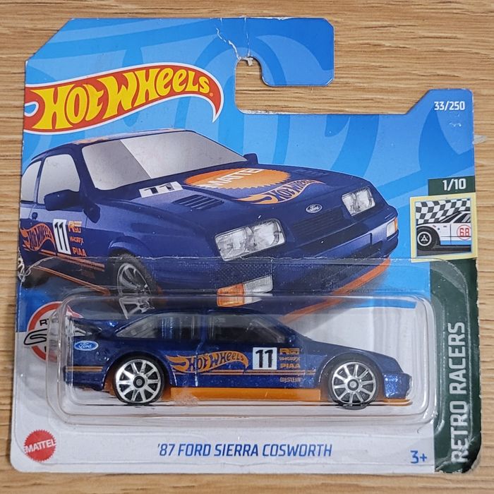 Ford Sierra Cosworth granatowy Hot Wheels
