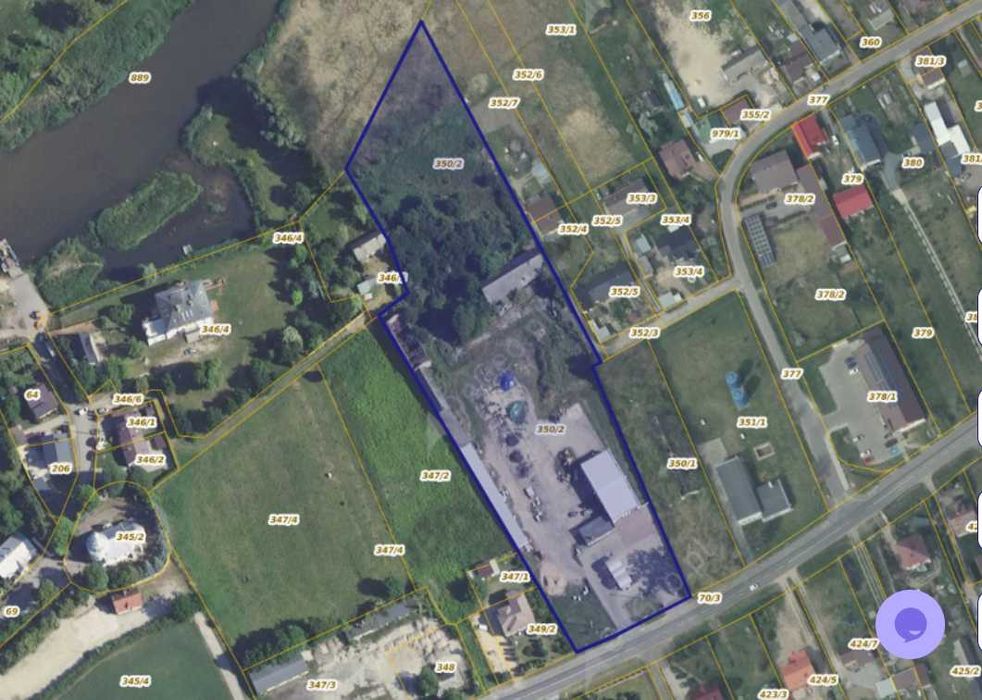 Działka w Sławsku
