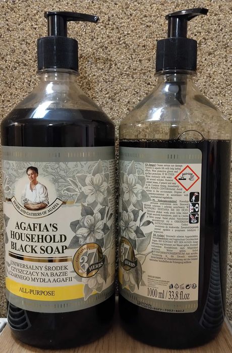 Mydło czarne Babuszka Agafia 1000ml 3 sztuki