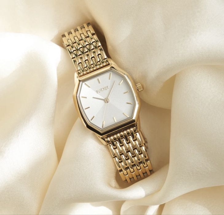 Жіночий годинник Burker Julia Gold White