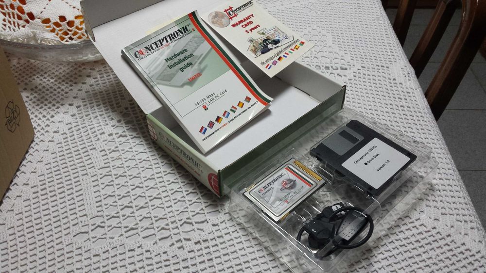 Conceptronic 10/100 Mbps Network Interface Card (NIC) PC Card64739993030785121