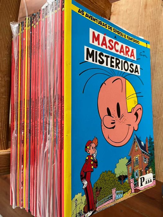 Coleção de BD "Spirou e Fantásio" (Vol. 1 ao 20) - Como Novos