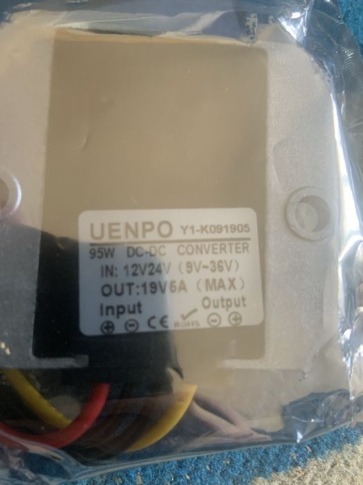 Понижающий преобразователь напряжения DC-DC вход 9-36в, выход -19в .