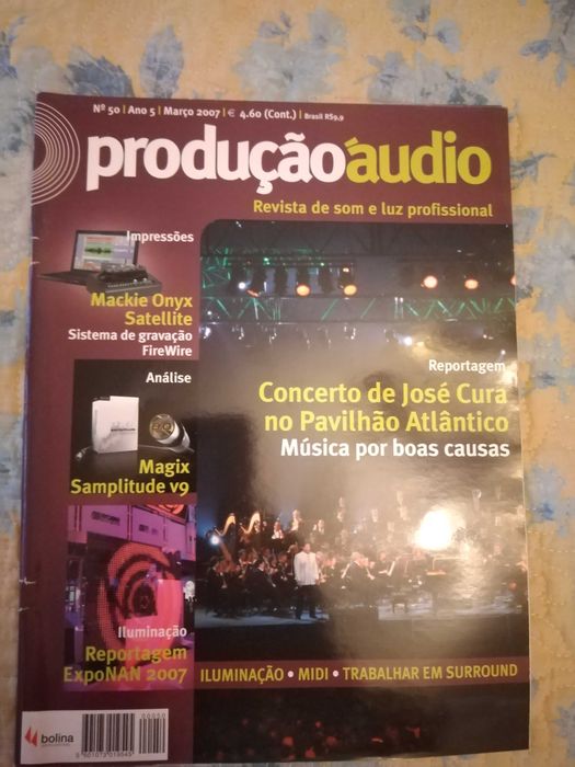 Lote revistas produção áudio