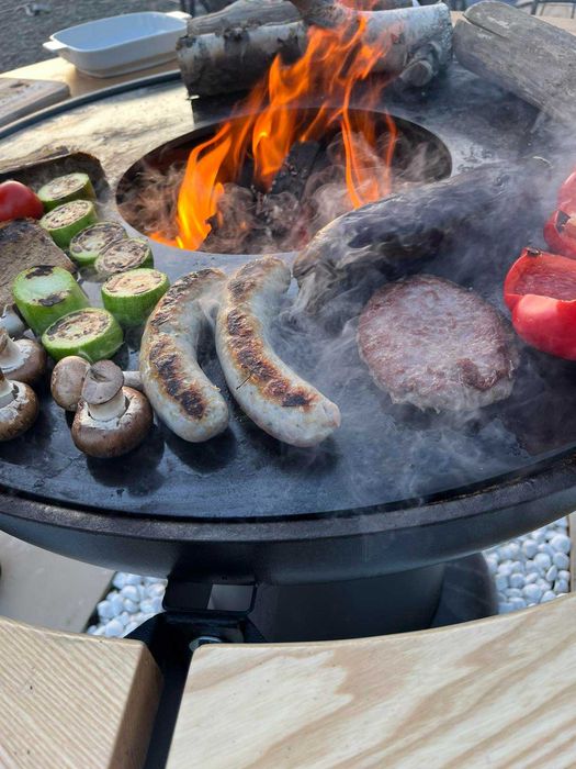 Барбекю-зона Чаша-вогнище Кострова чаша Чаша для вогню Садовий мангал