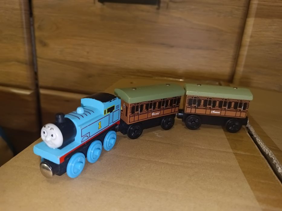 Figurki do kolejki drewnianej