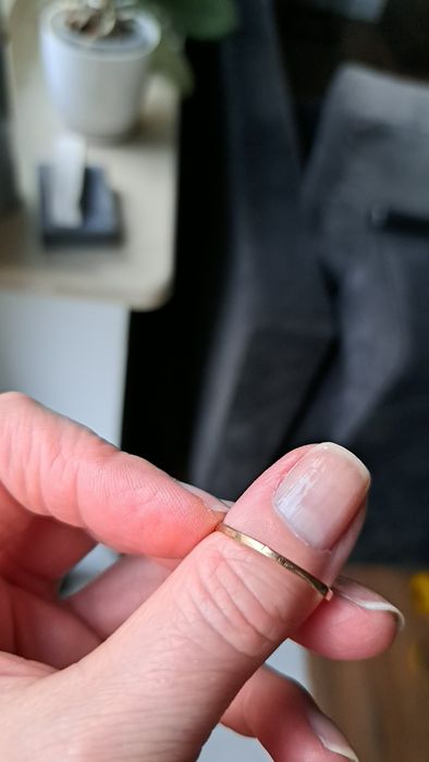 Pierścionek, złoto 585