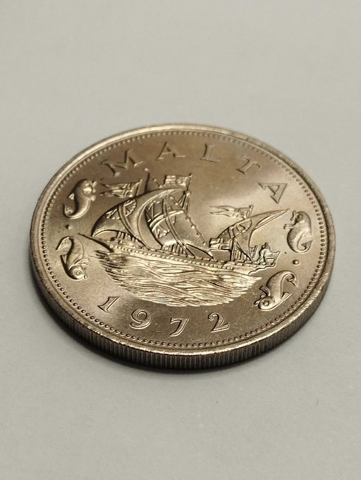 Sprzedam monetę Malta 10 centów 1972r. idealny stan z pięknym blaskiem
