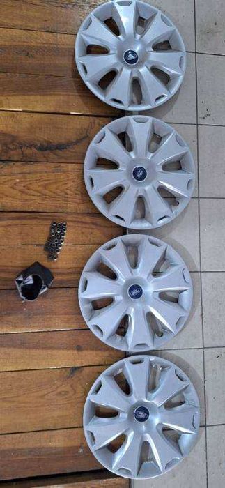 4x Fulda 205/55 R16 zimowe DOT 2018 + felgi stalowe + kołpaki