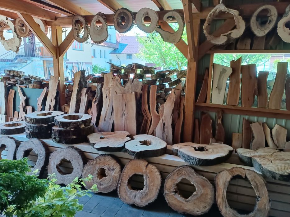 Drewno jabłoń plaster krążki drzewo owocowe śliwa grusza orzech lipa