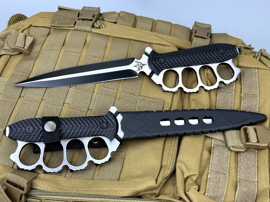 Тактичний ніж Фултанг.  Нож с защитой для руки