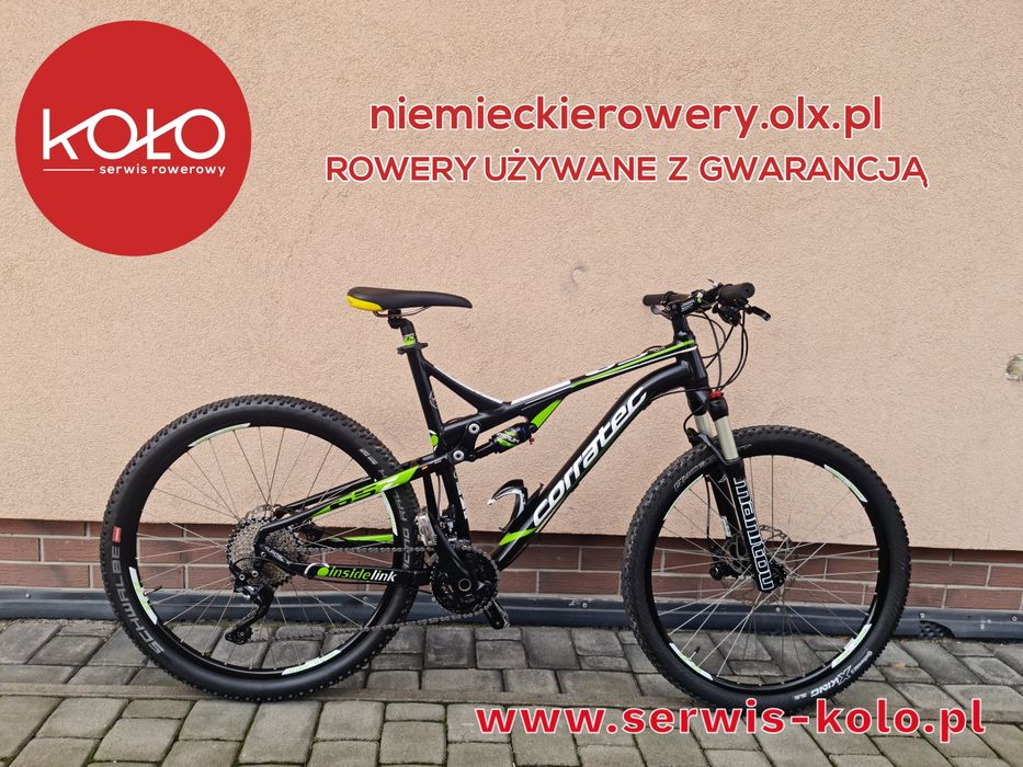 Rower górski MTB FULL CORRATEC koła 27,5 SHIMANO DEORE XT aluminium