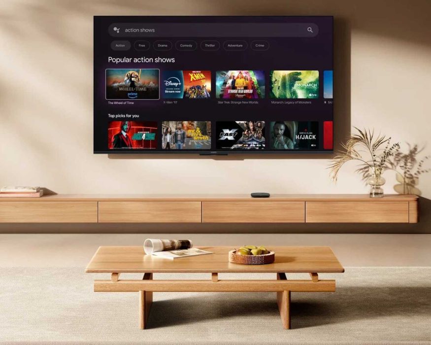 NOWY Odtwarzacz Xiaomi TV Box 4K HDR10+ Dolby Atmos DTS Chromecast