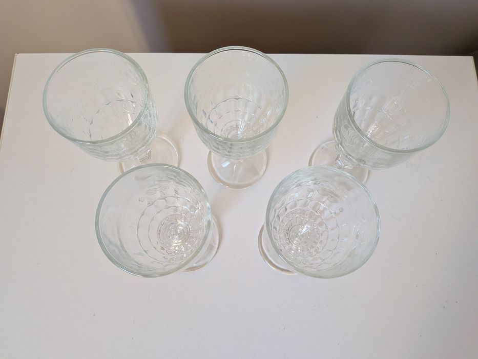 Conjunto de 5 copos de vidro