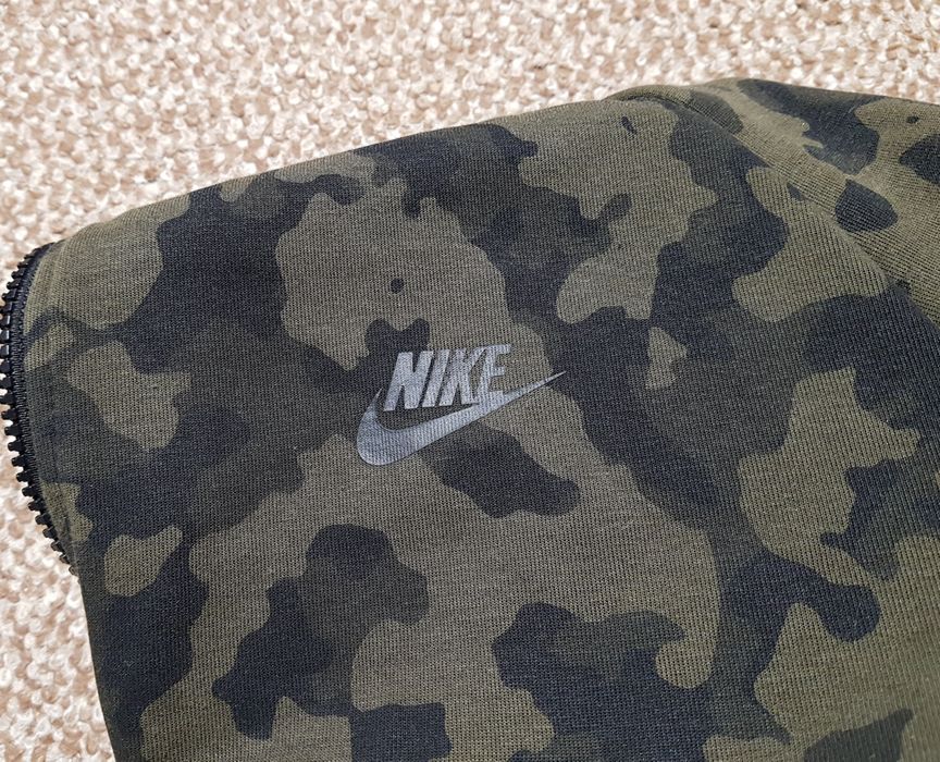 Nike Tech Fleece Camo Hoodie худі кофта на змійці оригінал XL