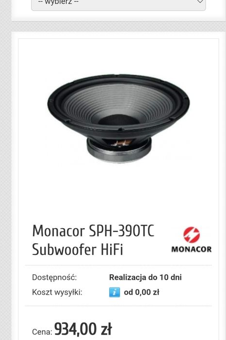 Monacor SPH-390TC