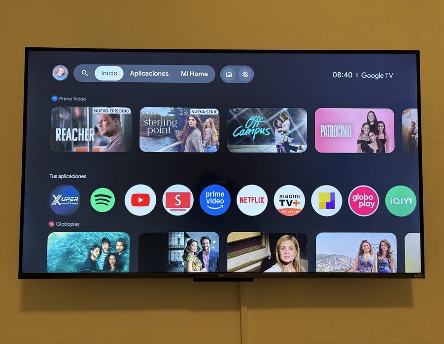 Xiaomi TV A Pro 43” 4K Smart Google TV + Suporte de Parede