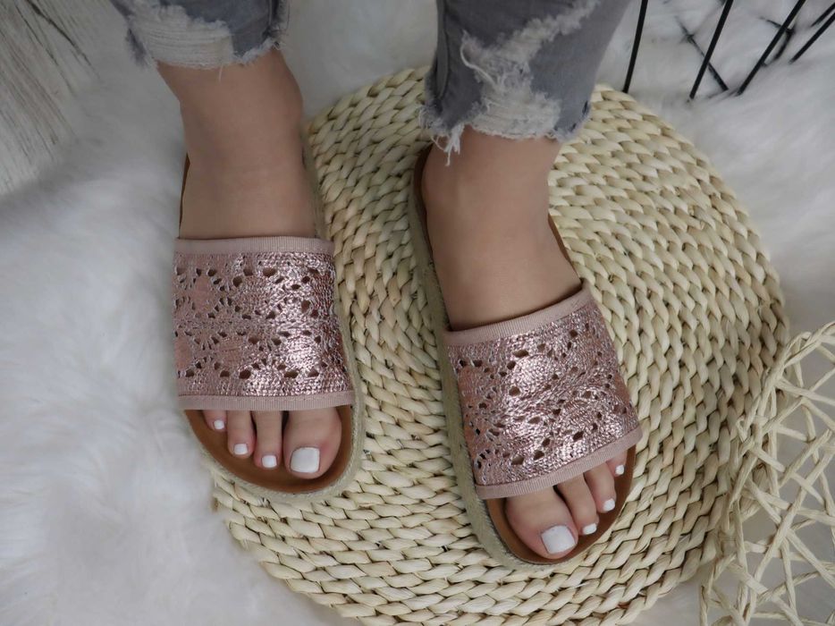 Klapki rozm 35-41 espadryle sandały damskie TU KUPUJESZ ROZMIAR 37