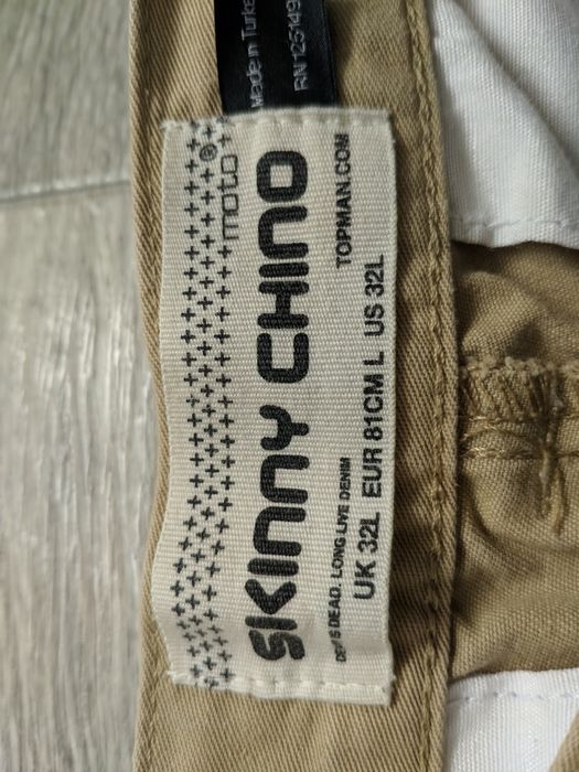 Штани skinno chino розмір 32