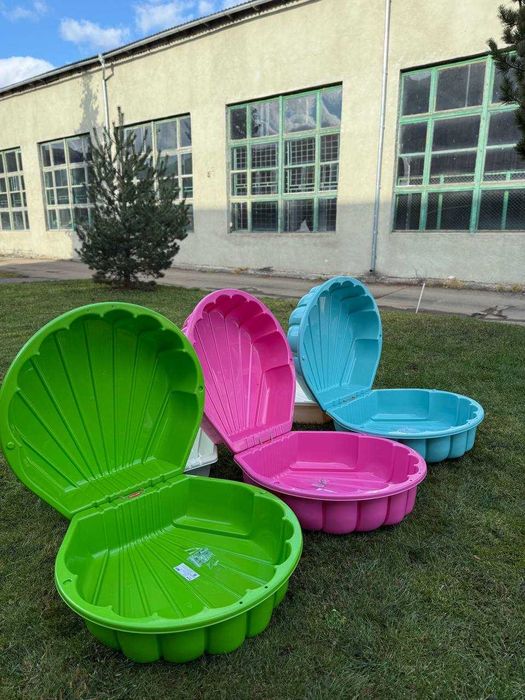 АКЦІЯ Пісочниця з кришкою мушля ракушка кораблик пісочниця - басейн  ракушка песочница цветочек