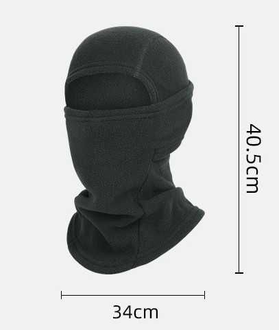 Тепла зимова балаклава-підшоломник з флісу