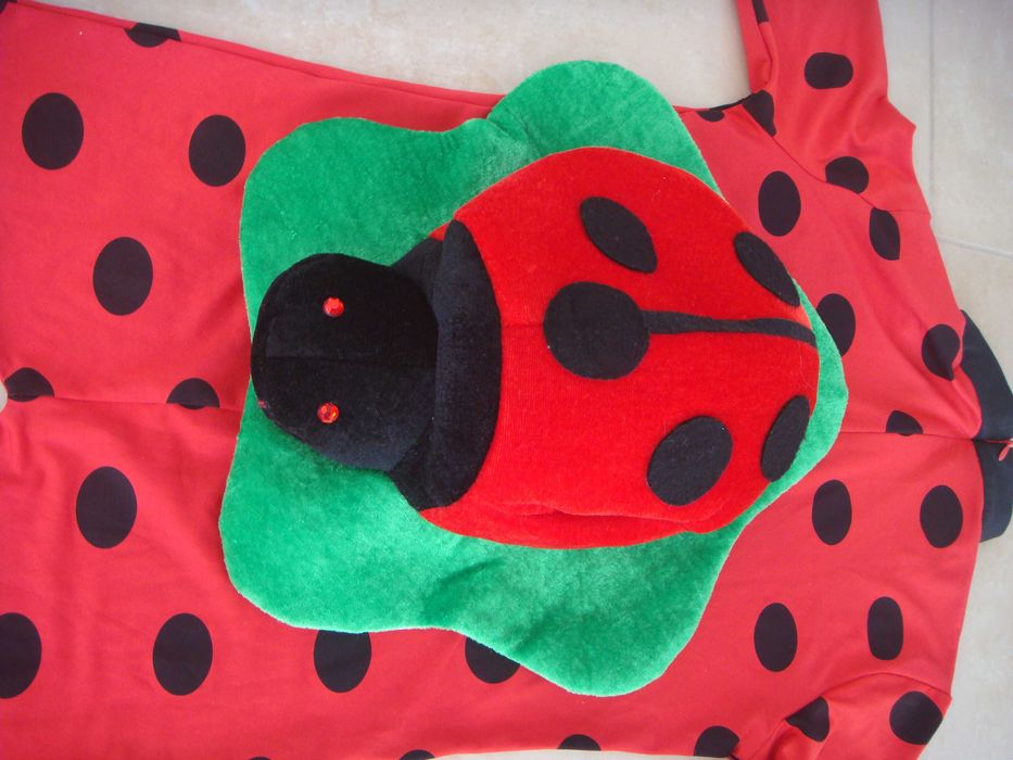 strój przebranie biedronka roz. 122