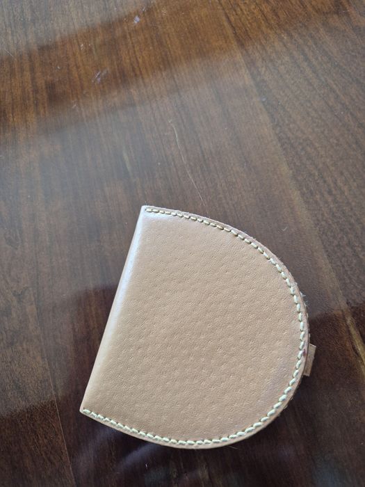 Porta moedas couro
