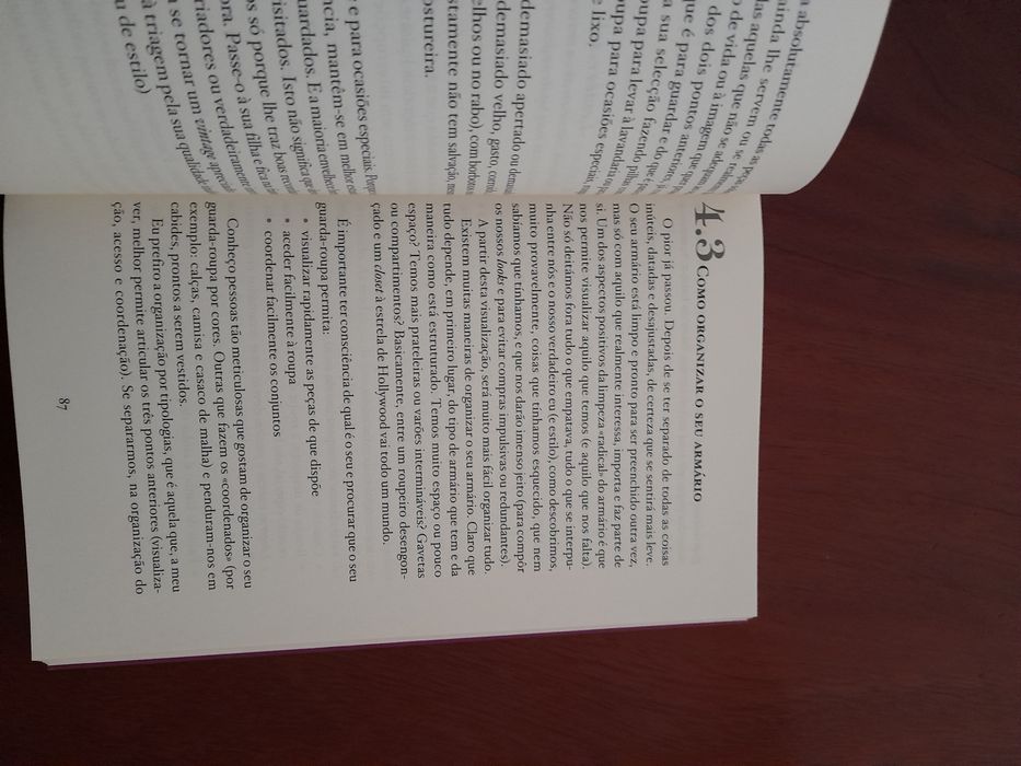 Livro " A arte de saber vestir "