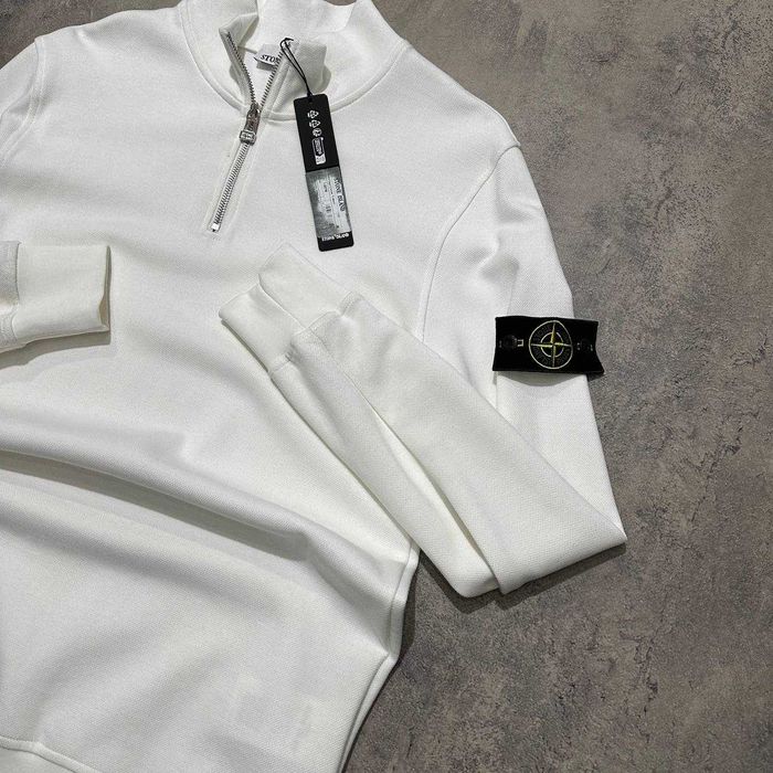 Біла чоловіча zip-ка STONE ISLAND