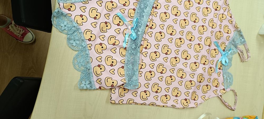 Conjunto de top e boxer senhora