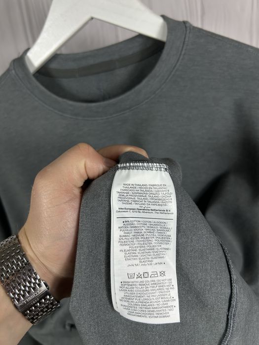 Nike Yoga Crew Grey світшот кофта з гарним базовим дизайном Розмір М