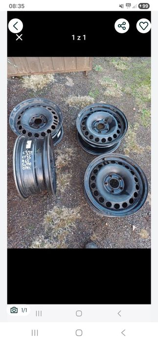 Felgi stalowe. . .