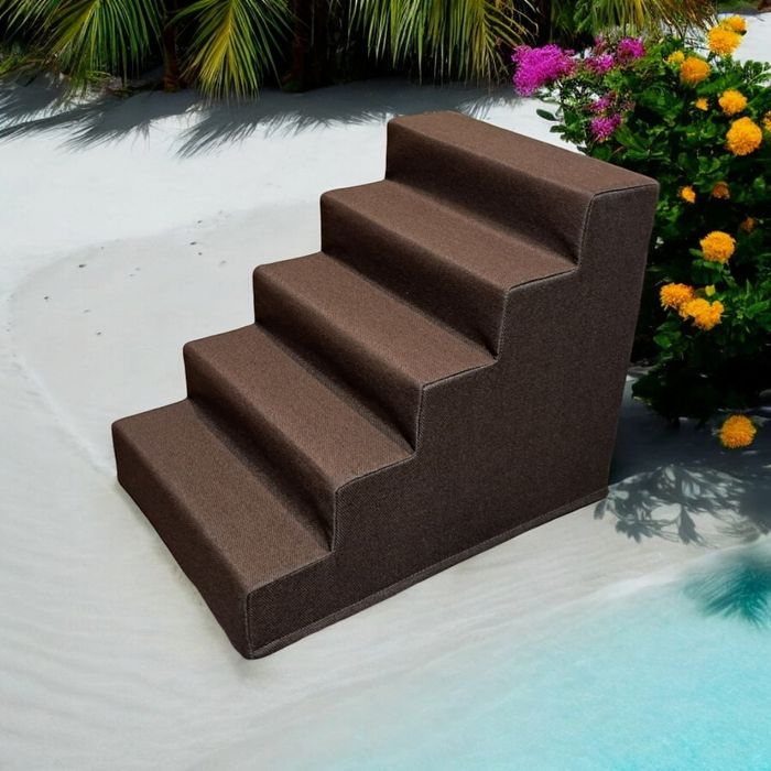 Ступени для собак цвет коричневий, лесенка для собак, пандус для собак