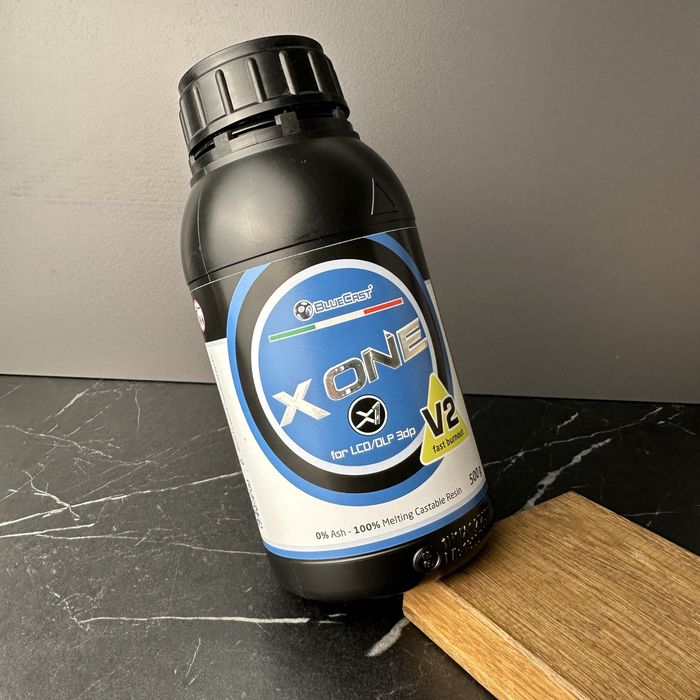 Фотополімерна смола BlueCast X-ONE для LCD/DLP 3D принтерів 0,5 л