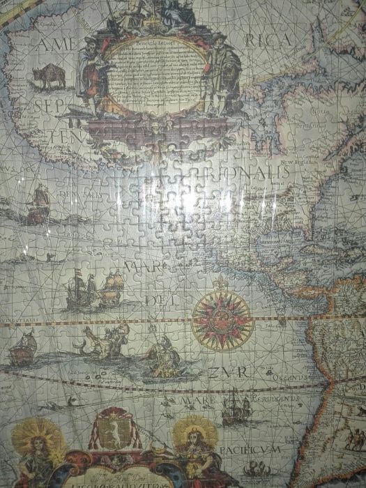 Puzzle em quadro