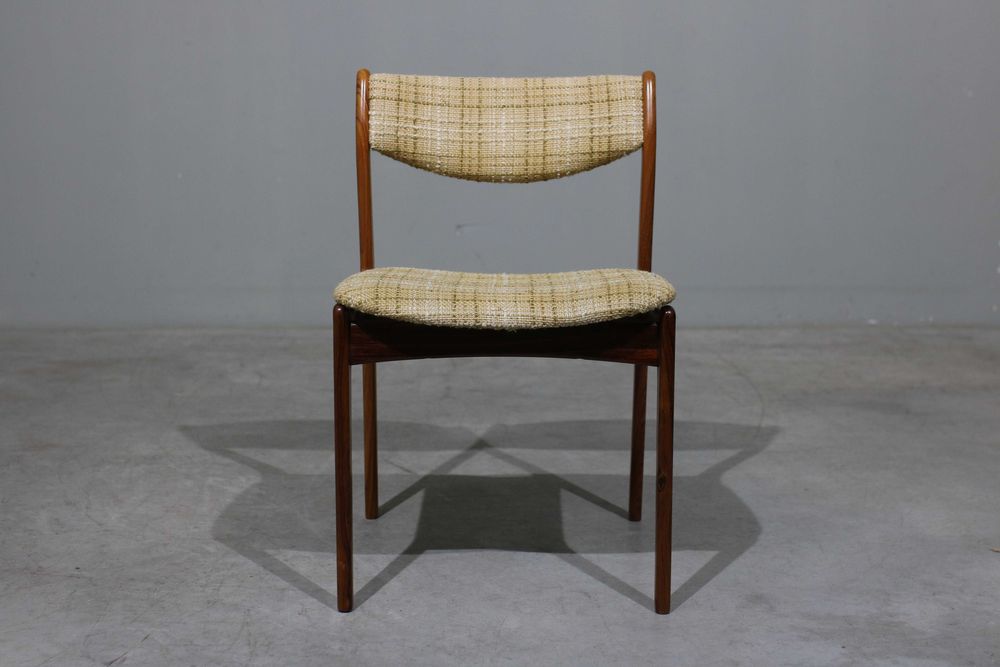 Conjunto de 6 cadeiras Poul Erik Jorgensen em pau santo