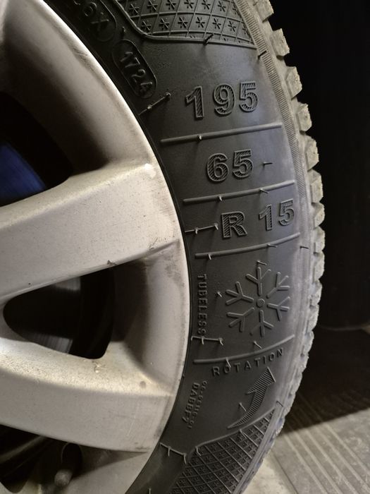 Koła 5x112 vw audi skoda Golf 195/65 opony zima 2024 rok opony