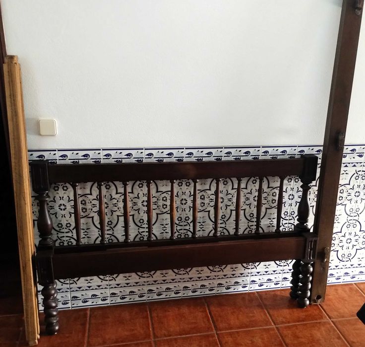 Cama Casal 140X190 Madeira Maciça