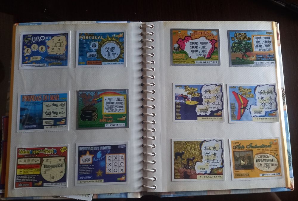 Coleção de Raspadinhas