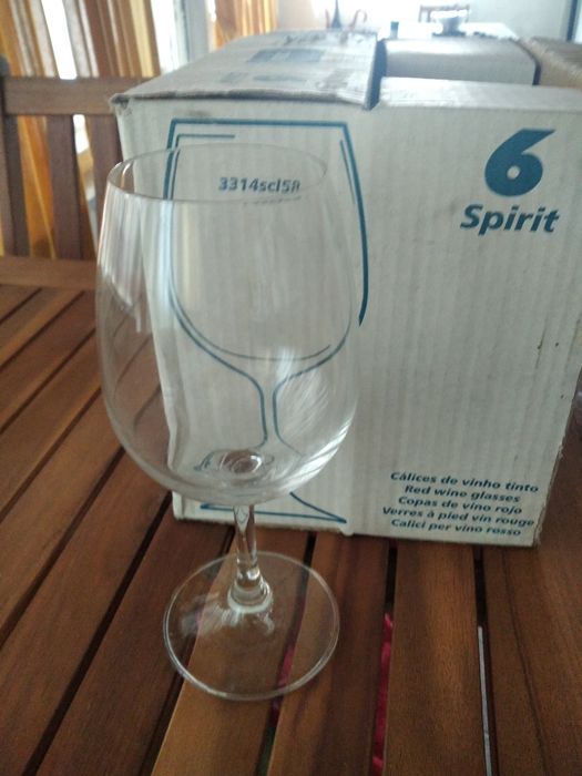 Copos (6) de vinho tinto