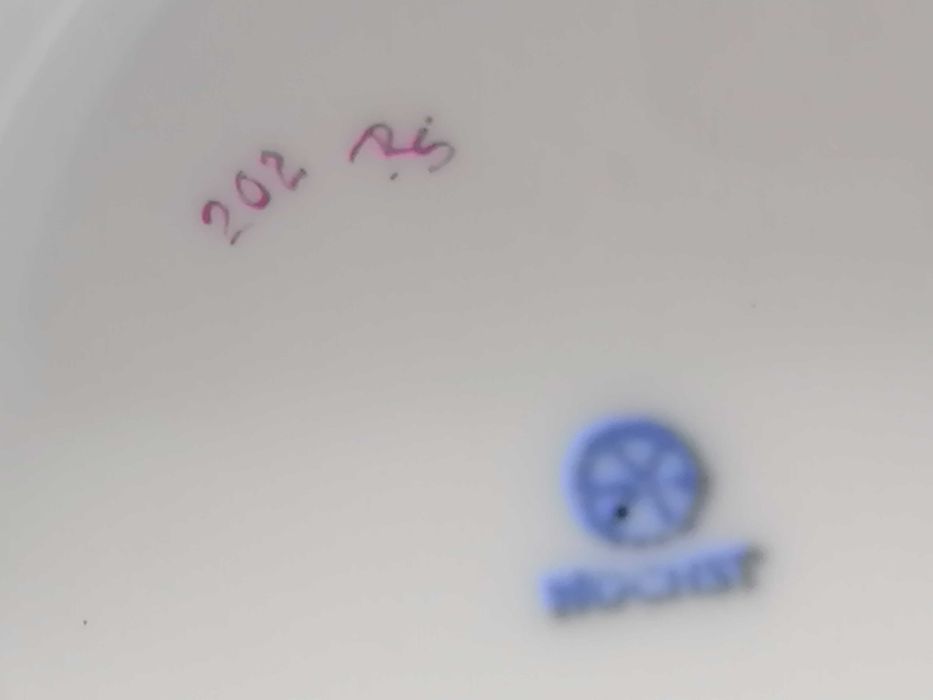 Wazon - krater, Höchst Frankfurt, lata 40-te, ręcznie mal.