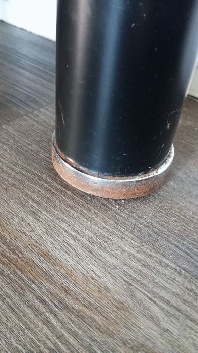 Mesa de vidro preta