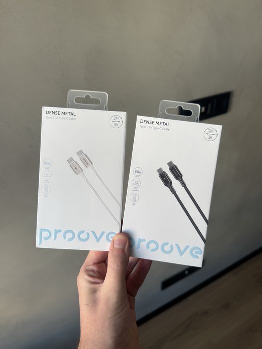 Кабель Proove Dense Metal Type-C to Type-C 60w (2 метра)