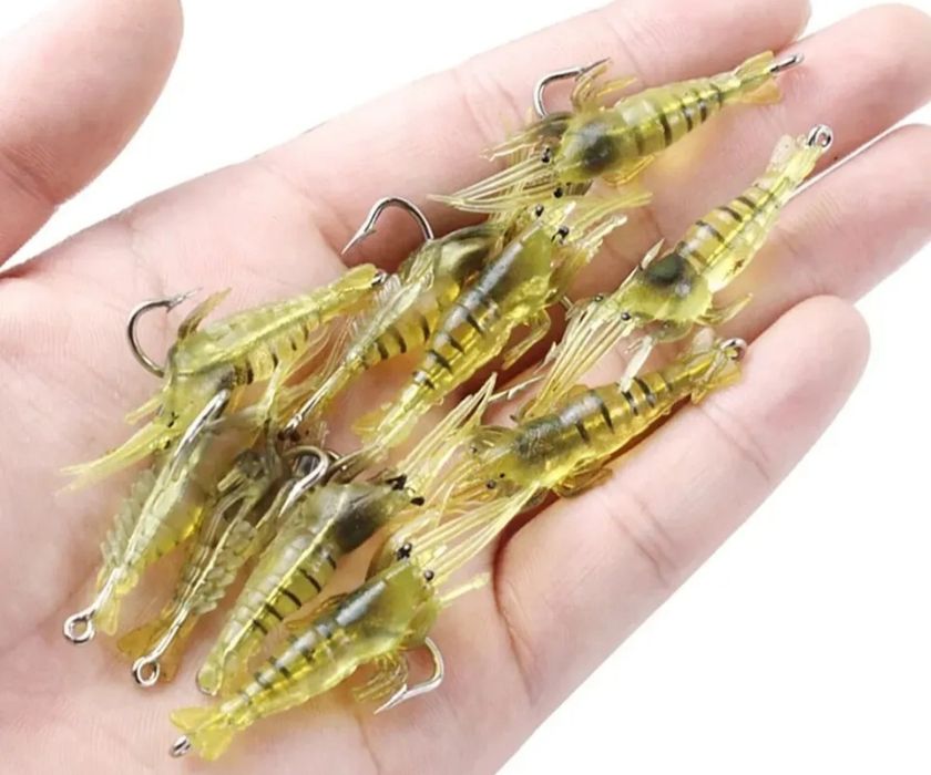 Приманка для риболовлі у вигляді креветки